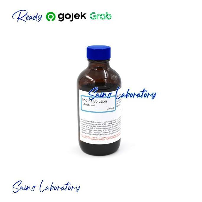 TERBARU - Iodium Yodium Iodine I2 Analisys Larutan Iodin Solution Analisis Reagent Pewarna Mordan Pe