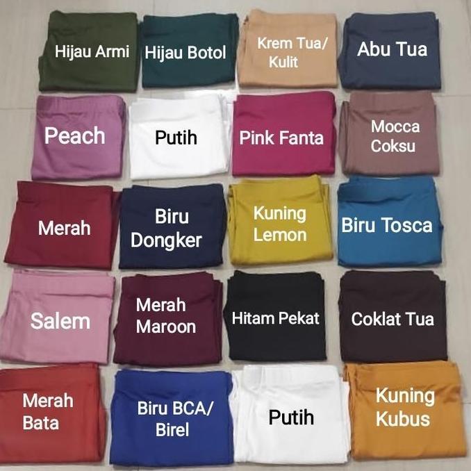 Subordinate- Celana Legging Panjang/Dalaman Gamis/Spandex Tebal Adem/Legging Murah