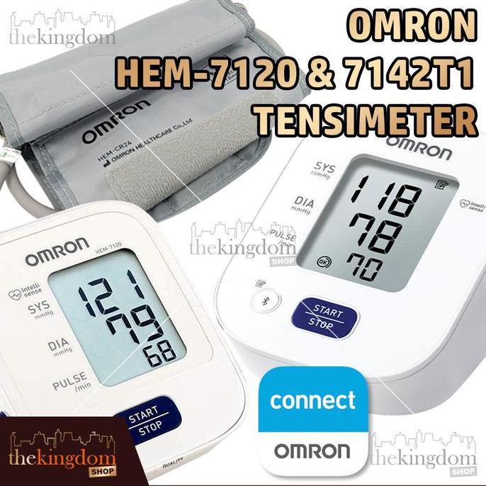 BEBAS ONGKIR - Omron HEM-7120 7121 7142T1 7142T2 7142T 7142 Tensimeter Digital Tensi Darah T1 T2
