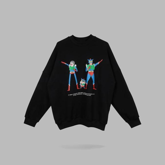 HSCO - Oversized Crewneck Shinchan X Tahilalats Three Hero