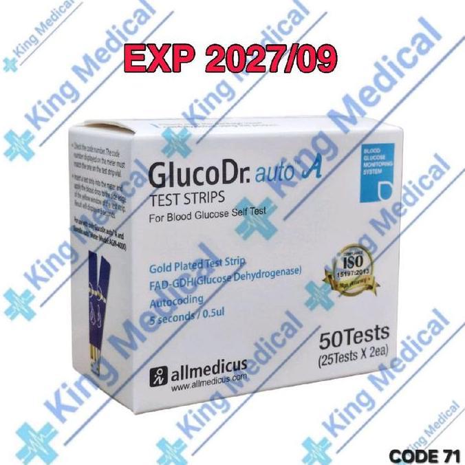 NEW - Strip Gluco Dr/GlucoDr Auto isi 50 test strip