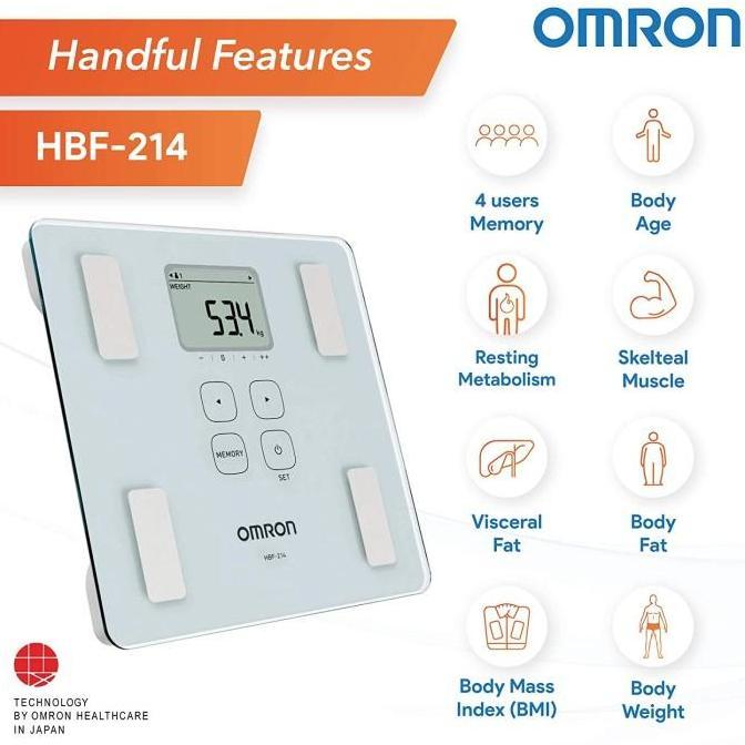 KARADA SCAN OMRON HBF 214 TIMBANGAN OMRON BMI HBF 214