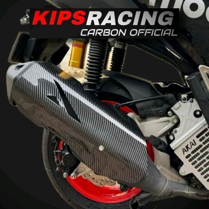 Tutup Knalpot Adv 160 Carbon Model Full / Tutup Knalpot Adv 150 Adv 160 Carbon Variasi Adv Aksesoris