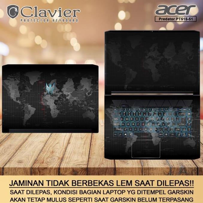 TERBARU - Cover Garskin Laptop Acer Predator Triton 500 PT515-51-765H 77G4 Polos