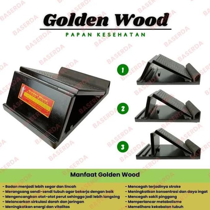 Papan Miring Kesehatan Golden Wood Papan Kesehatan