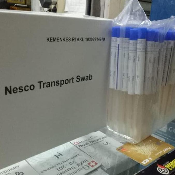 NESCO TRANSPORT SWAB NESCO/CUTTON SWAB/KAPAS LIDI STERIL