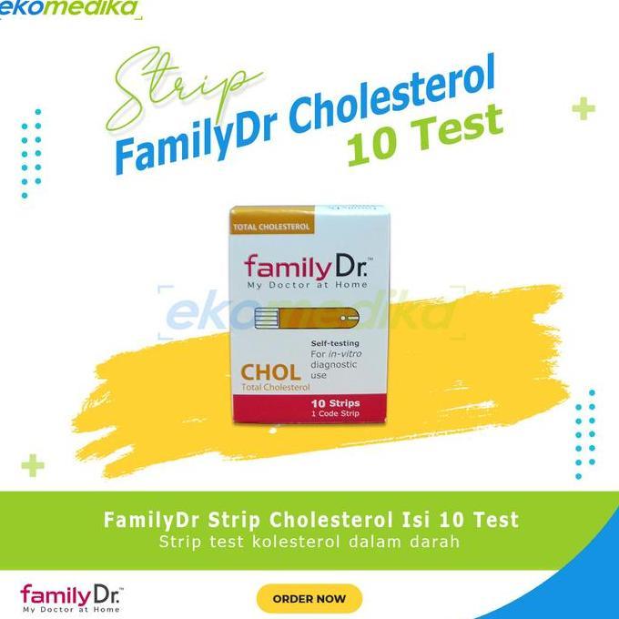 FAMILY DR Strip Cholesterol 10T / Strip Kolesterol FamilyDr Chol
