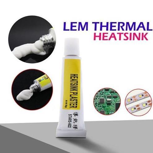 HEATSINK THERMAL CONDUCTIVE ADHESIVE COMPOUND GLUE LEM HEAT SINK GREASE HEATSINK PLASTER LED GPU CHI