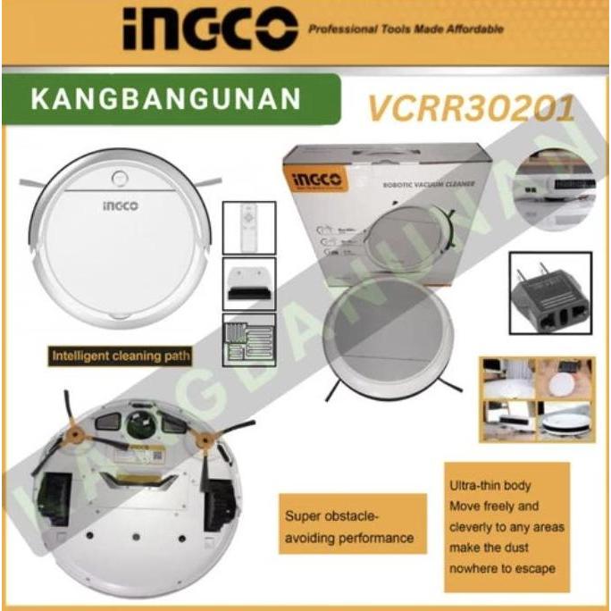 OSATQEF INGCO VCRR30201 Robotic Vacuum Cleaner Vacum Penyedot Debu