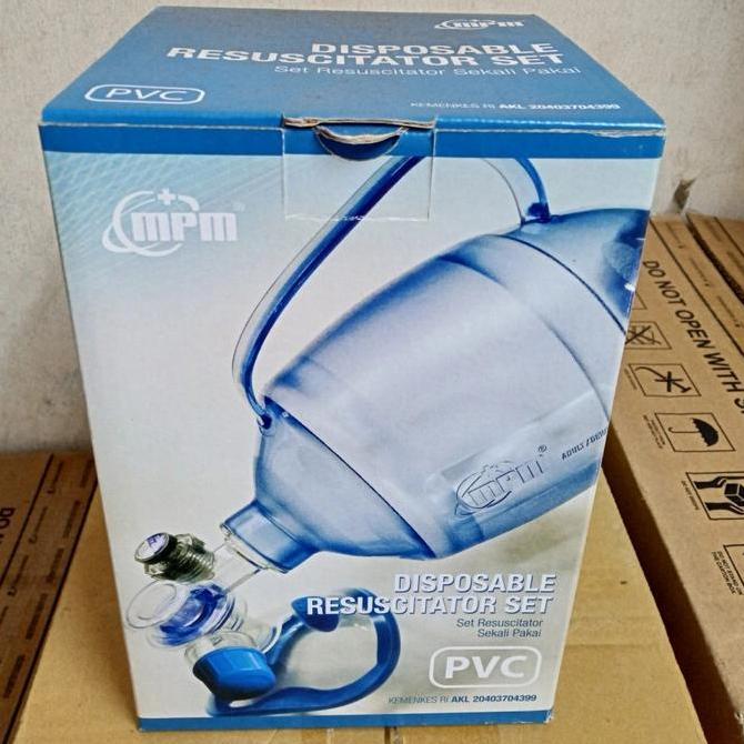 Ambubag PVC dewasa adult MPM / Resuscitator set Hand Strap BE-2503