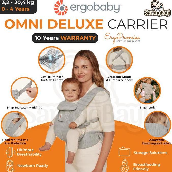 Ergobaby Omni Deluxe Baby Carrier / Gendongan Bayi SSC