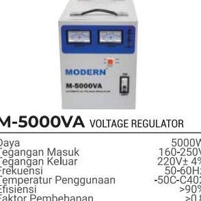 GUNMED Stabilizer LISTRIK 5KVA 5000VA MODERN Stabilizer Stavol Stavolt 5000W