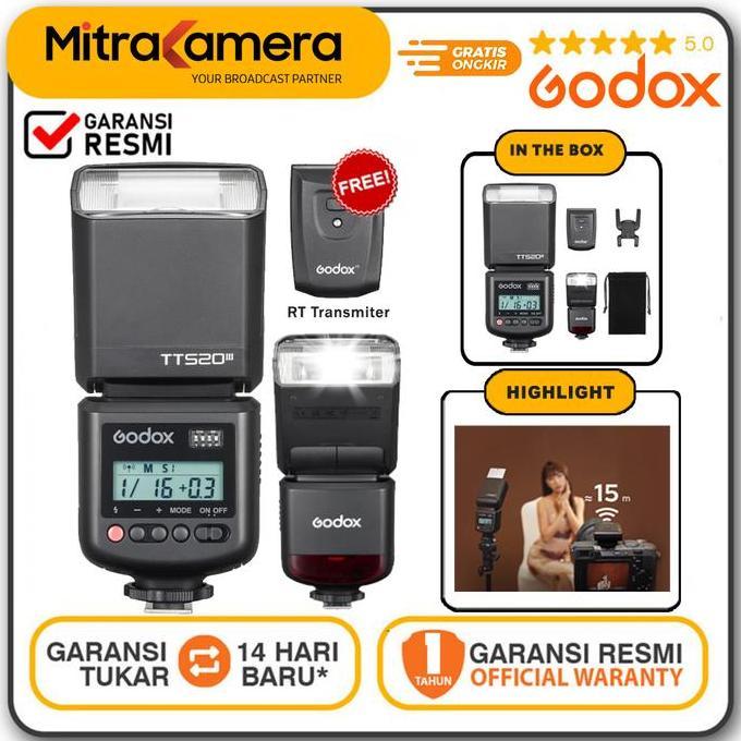 OSATQEF Godox TT520III Godox TT 520III Godox TT-520III Thinklite TTL Kamera Flash for Sony / Canon /