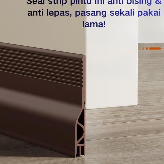 GHUNZING penghalang pintu bawah Seal Strip Pintu Satu Sisi Anti Serangga Anti Angin - Cocok Semua Pi
