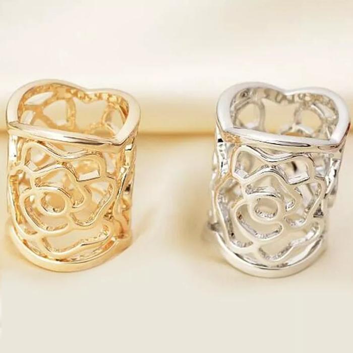 Bisa Cod - Ring Jilbab Anyaman - Bros Cincin Kerudung - Ring Syal / Scarf - Impor