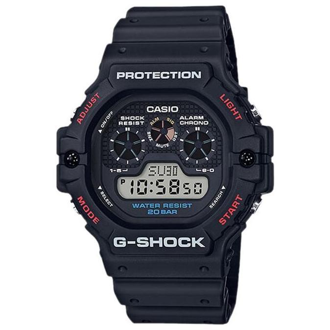 Terlaris Jam Tangan Pria Digital Casio G-Shock Dw-5900-1Dr Dw5900 Dw-5900 Three-Eye Black Resin Band