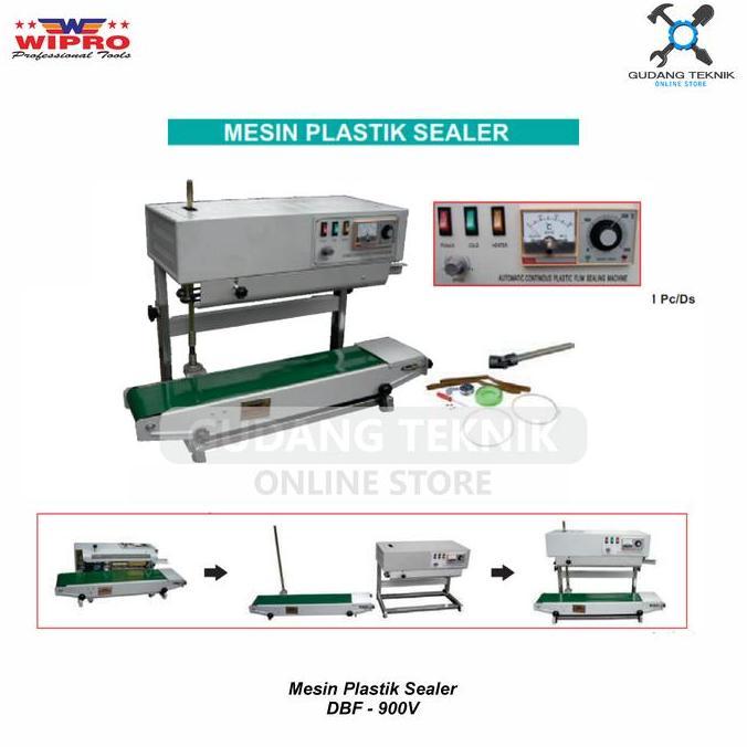 GUNMED Mesin Plastik Sealer WIPRO DBF-900V /Machine Band Sealer H & V WIPRO