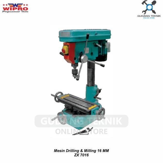 GUNMED Mesin Bor Drilling Milling 16mm ZX7016 WIPRO / Bor Drilling Milling