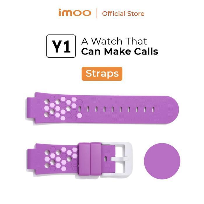 Bisa Cod - Strap Y1 Imoo Original / Tali Jam Y1 Imoo Blue & Violet