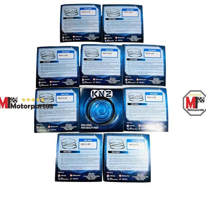 RING PISTON SEHER MIO SPORTY SMILE MIO SOUL KARBU FINO STD - 200 KNZ original