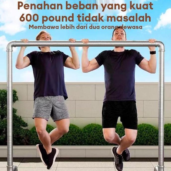 Sp Jemuran Baju Besi Stainless 200Cm Jemuran Baju Outdoor Jemuran Gantungan Baju Besi Panjang Rak