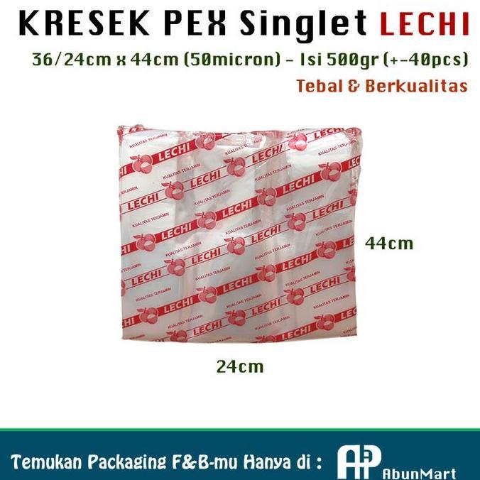 Confezione- Kresek Pe 24Cm Lechi Bening Isi 500Gr (50Micron)
