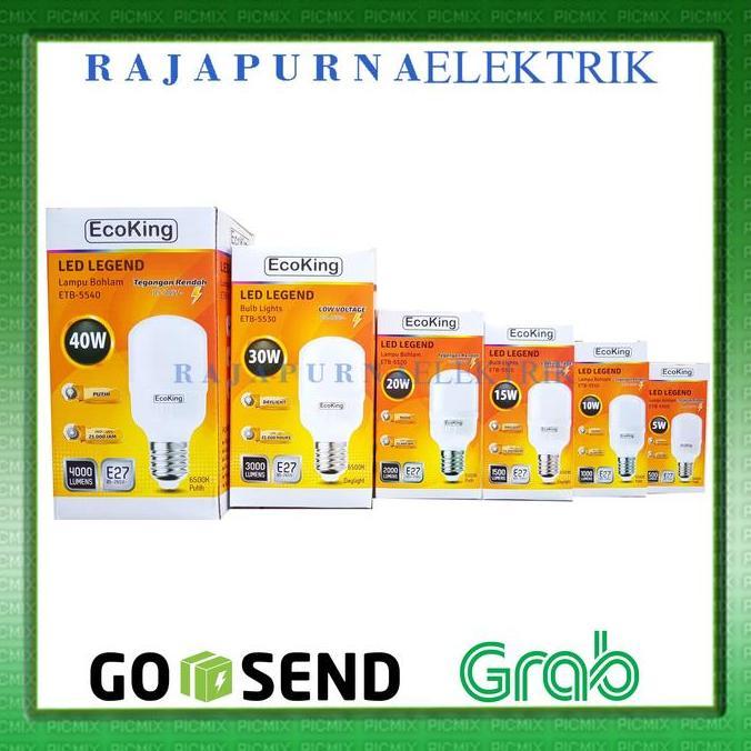 Lichtx- Lampu Led Bulb Jumbo Ecoking 30W / 30 Watt Super Terang