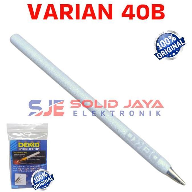 Saldatura- Mata Solder Dekko 93 938 Lancip Tembak 80W Tip Paku Deko Asli Original