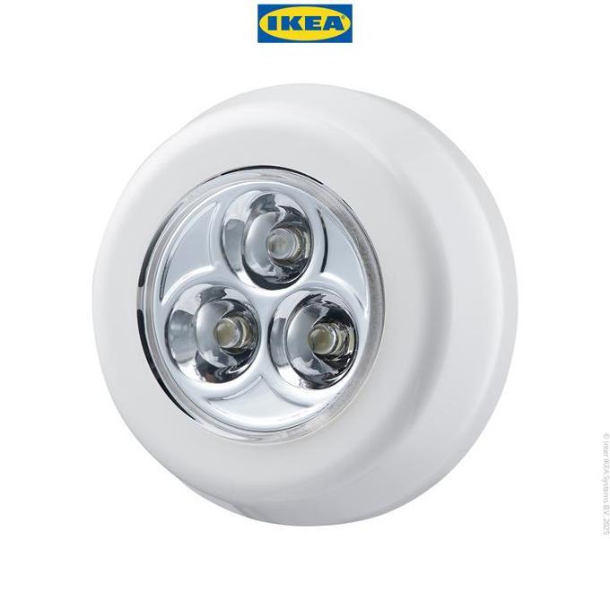 Leggero- Ikea Ramsta Lampu Mini Led Putih Menggunakan Baterai Akrilik