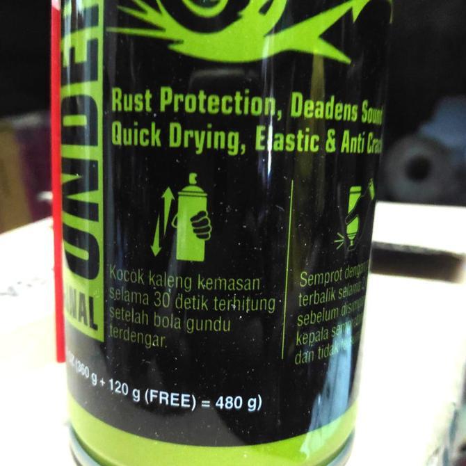 Potere- Flinkote Semprot Rubberized Undercoat