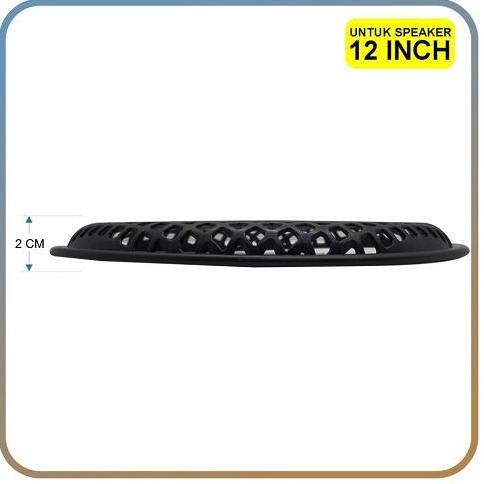 RAM SPEAKER 12" PLASTIK / GRILL SPEAKER 12" PLASTIK BULAT + CATOKAN