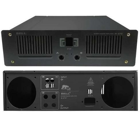 BOX POWER AMPLIFIER BELL M-270 BOX BELL M270 M 270 KOTAK KOSONG BESI ALUMUNIUM BOX AMPLIFIER