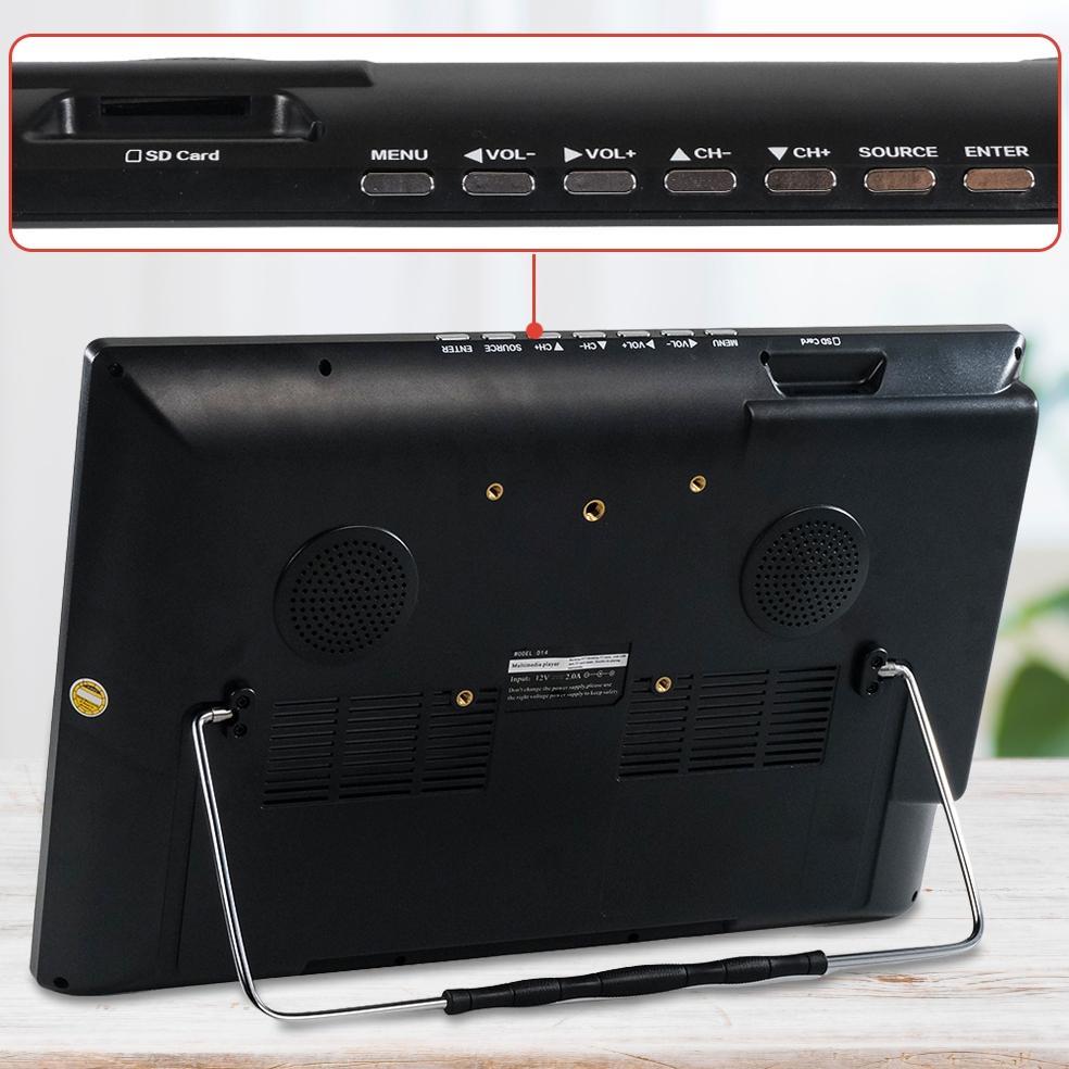 Tv Monitor Portable Hd 14 Inch Dengan Tuner Digital