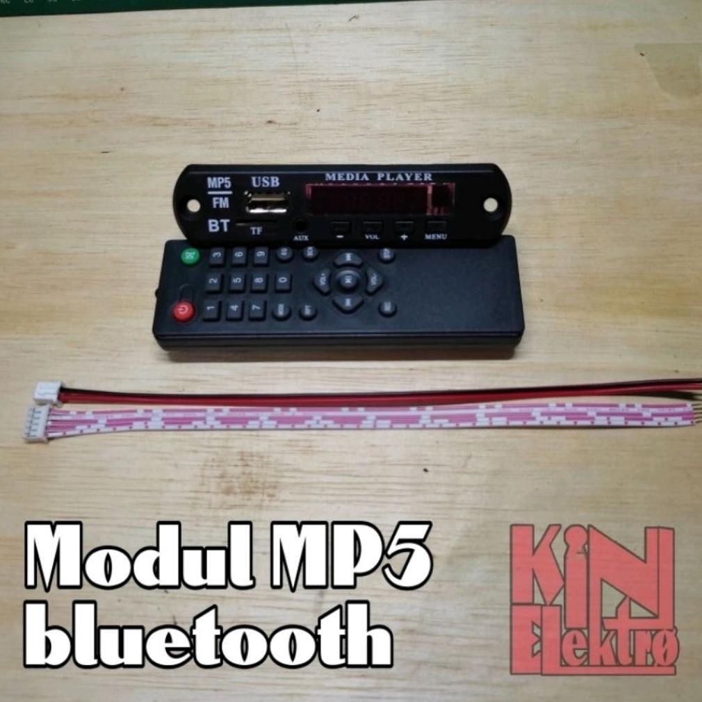 Aebrand Mp5 Modul Vidio Bluetooth 12V Splash Screen Plus Box+Adaptor / Mp5 Video Player Bluetooth 12