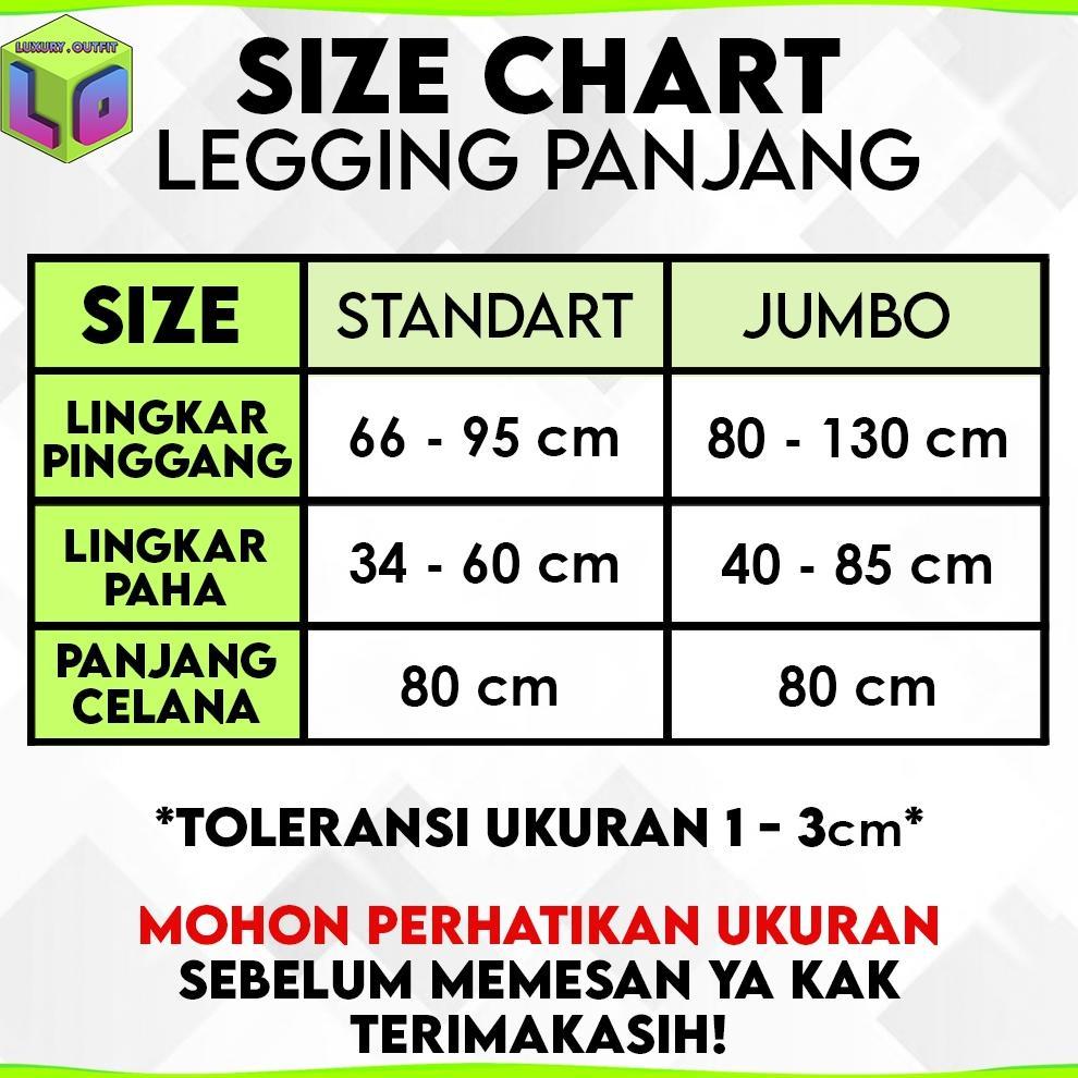 PROMO TERBARU Legging Jersy Celana Dalam Ketat Celamis Wanita Panjang Polos Lejing Stretch Perempuan