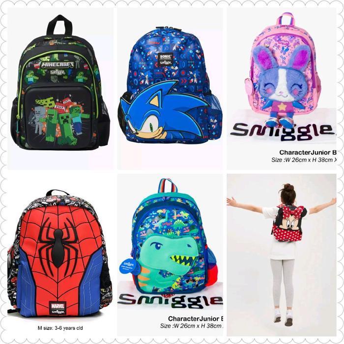 Bisa Cod - Tas Sekolah Junior(Tk) 4-7 Tahun Import Fashion