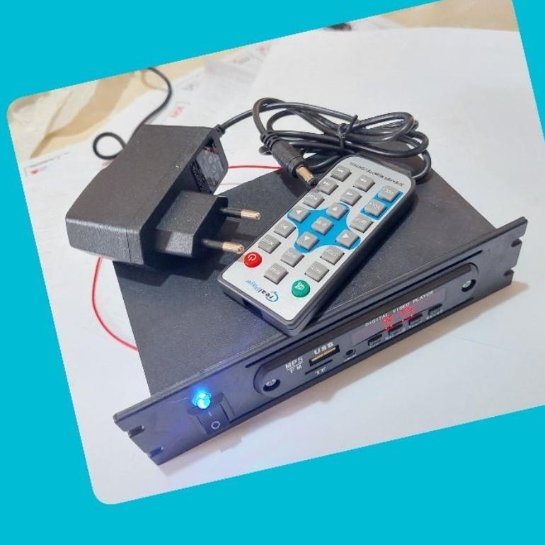 Ayabdg Rakitan Mp5 Mp4 Mp3 Video Player Bluetooth 12V / Ampli Radio Speaker Aktif / Mp5 Box Plus Ada