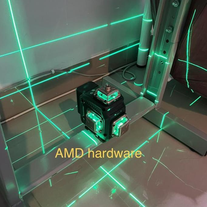 Hiyahiya- Waterpass Digital Laser Level Cross 5 Line Jld Alat Ukur Siku Garisan