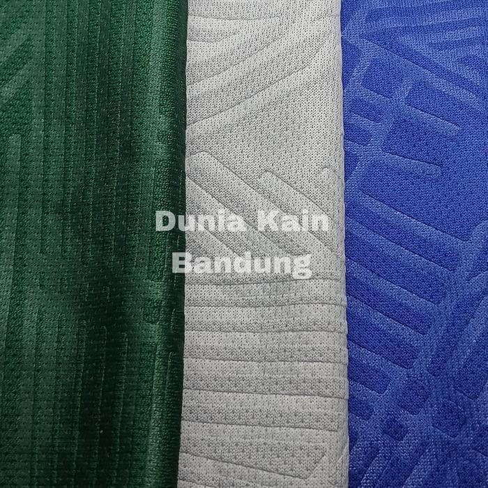 Bisa Cod - Bahan Kain Drifit Brazil Emboss Straw Dryfit