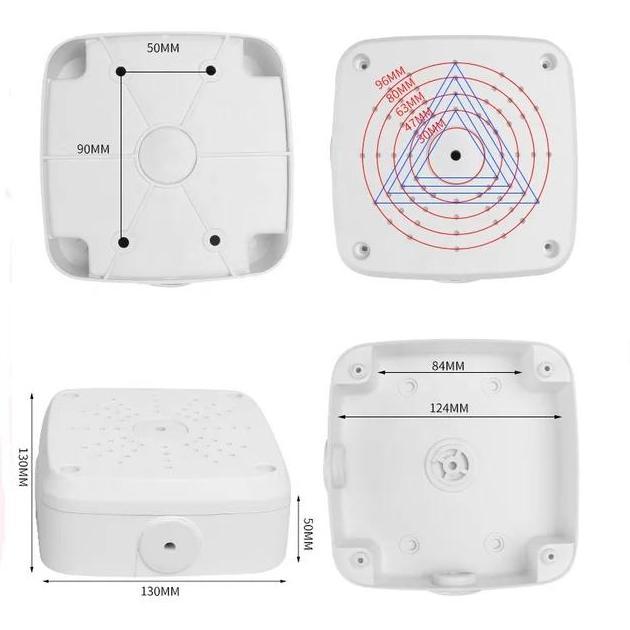 Sikkerhet- Duradus Cctv Outdoor Indoor Junction Box Cctv Outdoor Indoor Tebal Putih