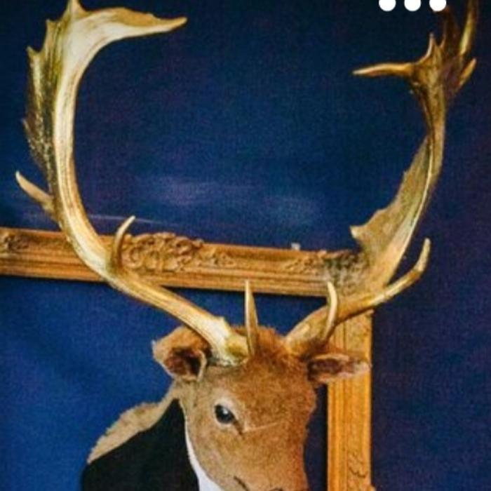 patung kepala rusa tanduk terbaru