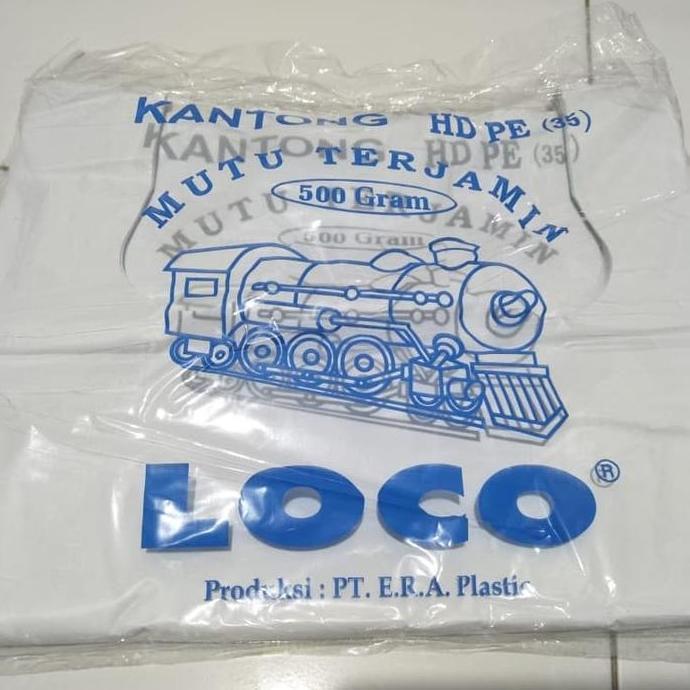 Pacnpac- Kantong Plastik Kresek Hd Pe Putih / Plastik Packing Serbaguna 35X55/ 40X60