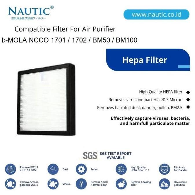 bMOLA FHC01 HEPA FILTER 1701/1702/BM50/BM100