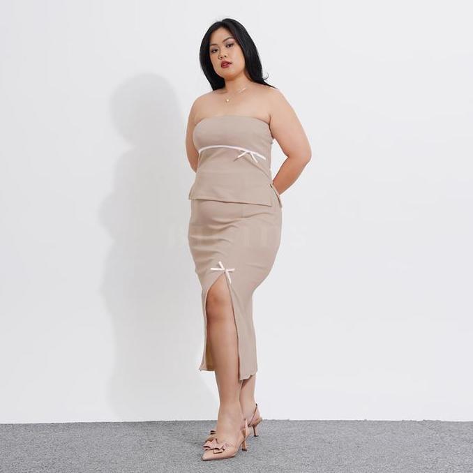 Setgirl- Bigins - Rumi Set/Setelan Wanita One Set Rok Panjang/One Set Skirt Bigsize - Jst032