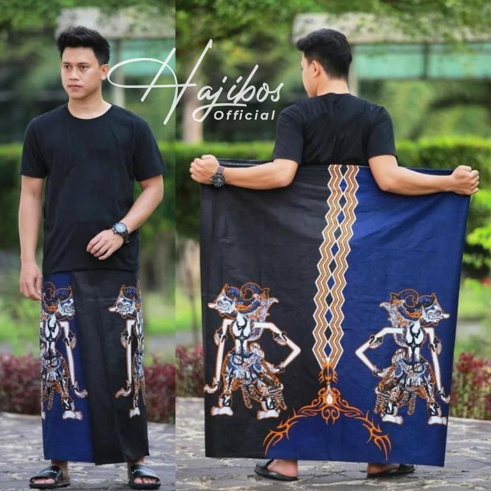 Sarung Batik Pekalongan Pria Motif Wayang Gatotkaca Bahan Rayon Super Original Sarung Wadimor Sarung