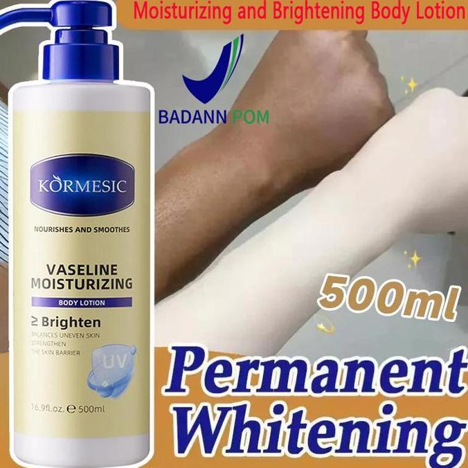 Vaseline Moisturizing and Brightening Body Lotion 500ml Pemutih Badan Permanen Hand Body Pemutih Moi