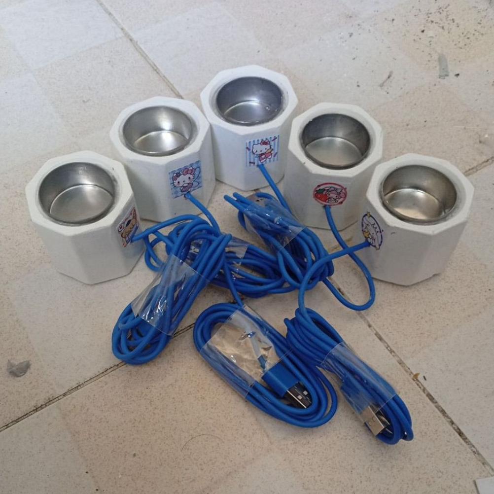 Murah Tungku Pemanas Elektrik Usb Pemanas Aromaterapi Obat Nyamuk Lilin Dll
