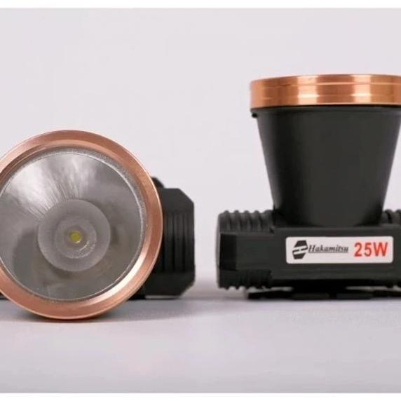 Senter Kepala Led Rechargeable 25W+ Bohlam Led / Senter Kepala Hiking / Super Terang