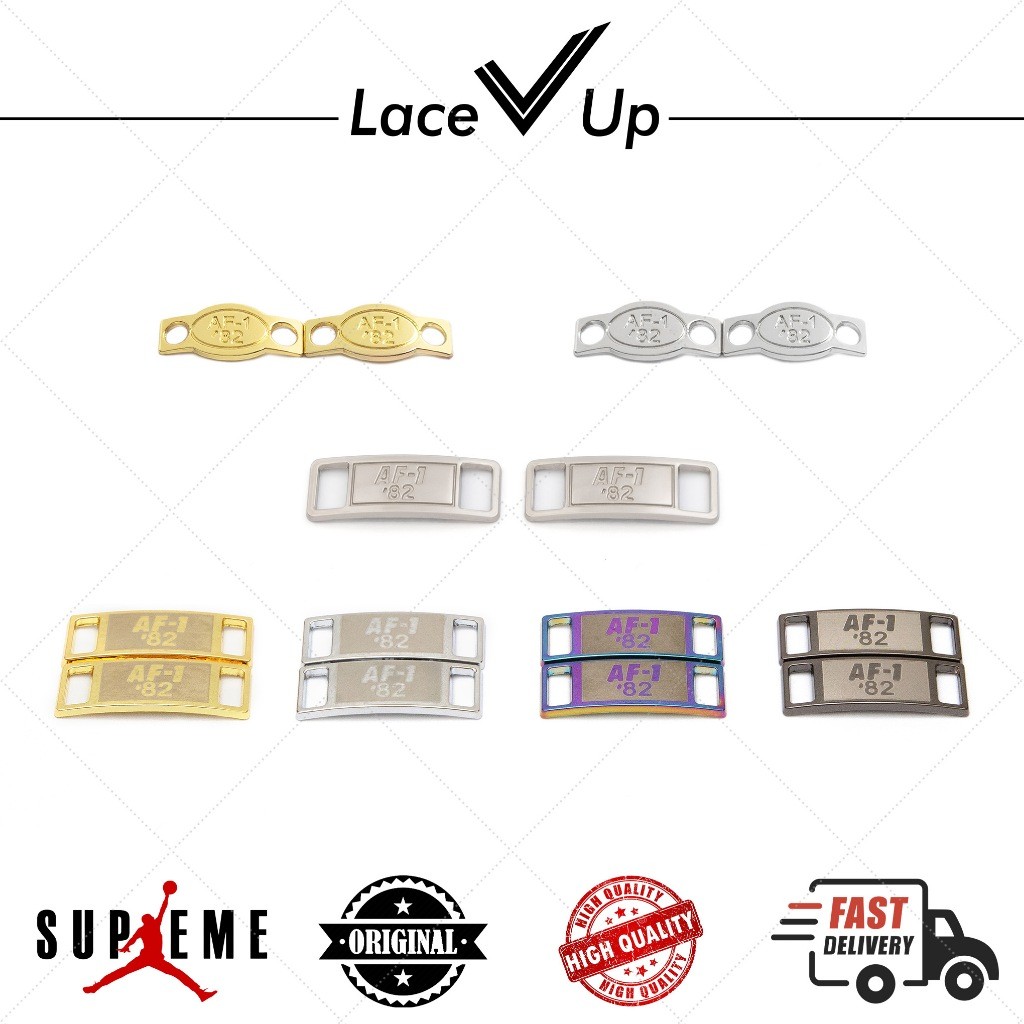 Buckle Af1 82 Badge Charm | Aksesoris Gesper Tali Sepatu