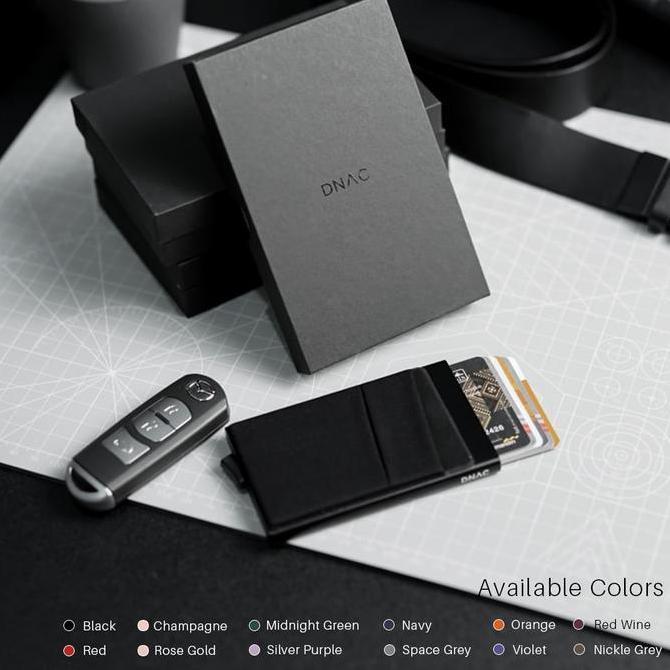 DNAC Smart Wallet Card Holder RFID Dompet Kartu Minimalis - Black LM